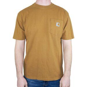 Carhartt Classic Brown Loose Fit Pocket Tee Shirt